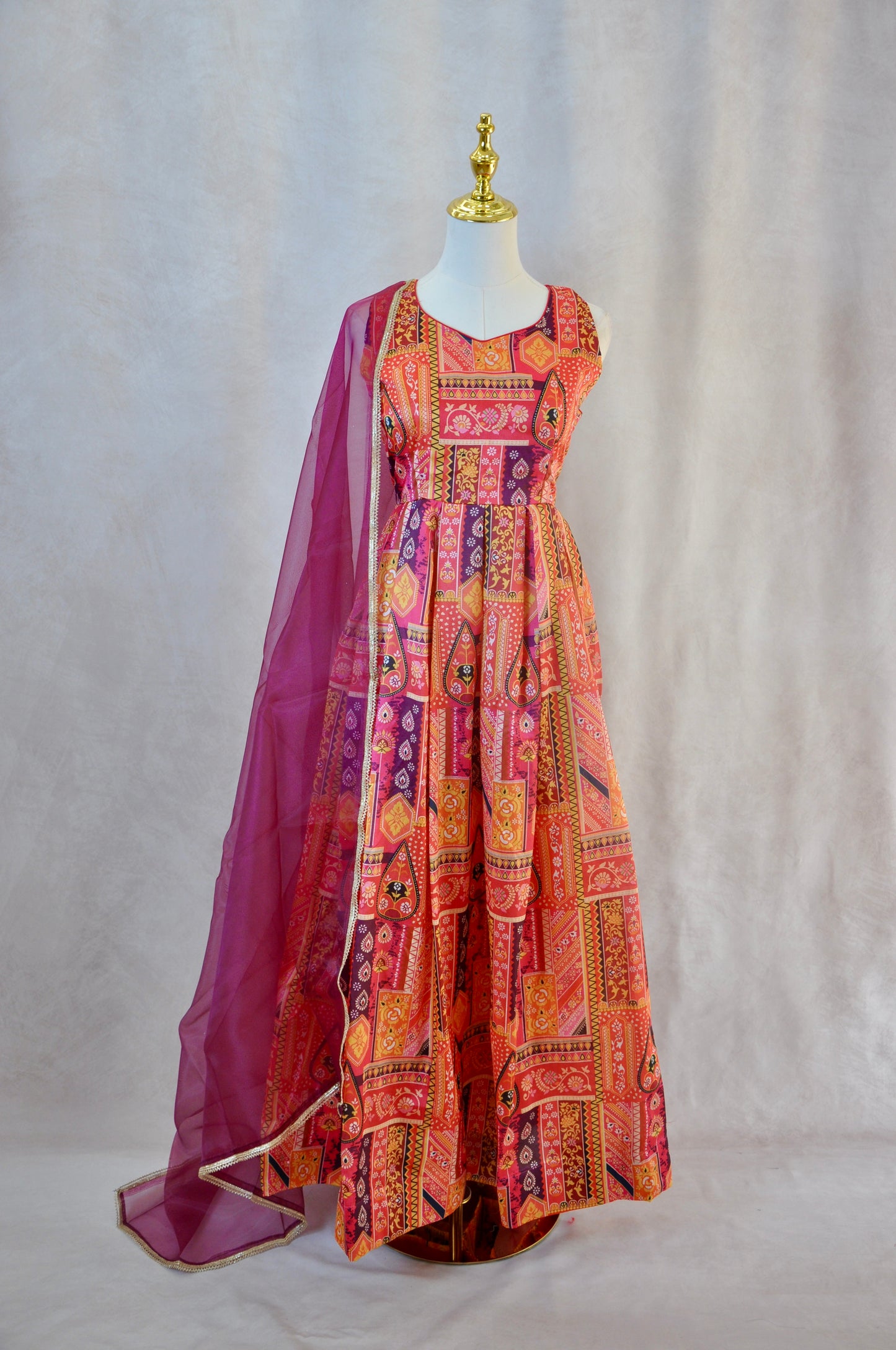 Indian Fusion Multicolor Dress