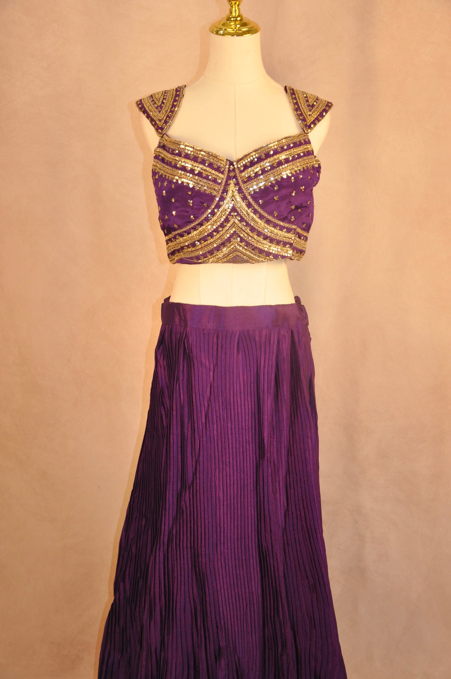 Purple Lehenga Set