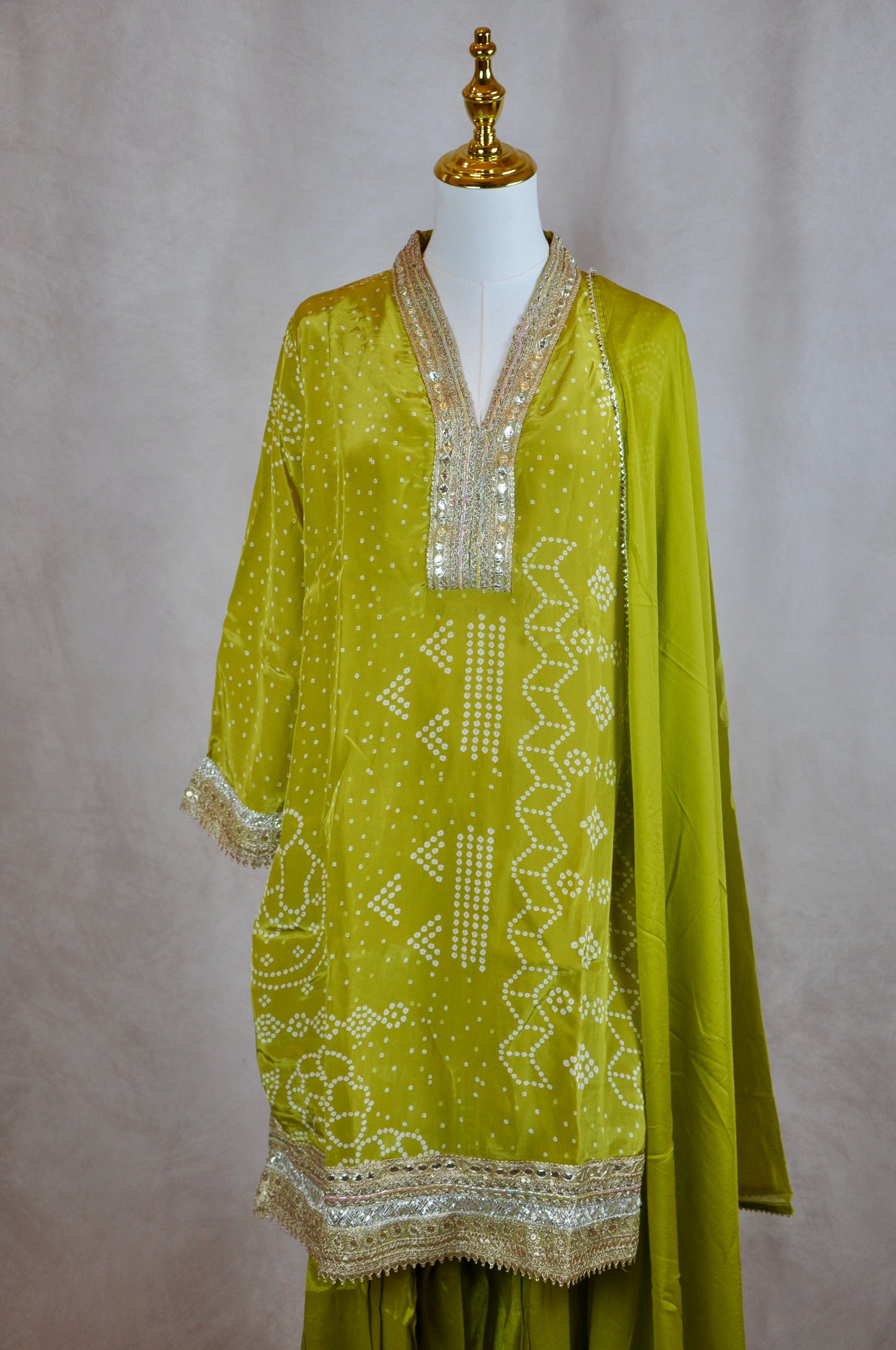 Lime Green Kurta Set